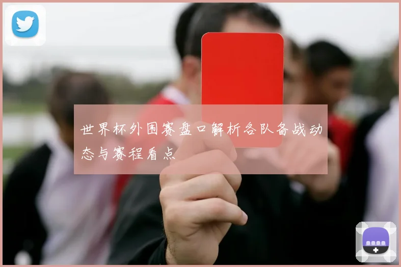 世界杯外围赛盘口解析各队备战动态与赛程看点